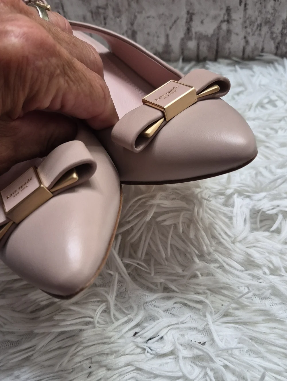 Kate Spade Bowdie Slingbback Women's Sz 6 B pumps $268